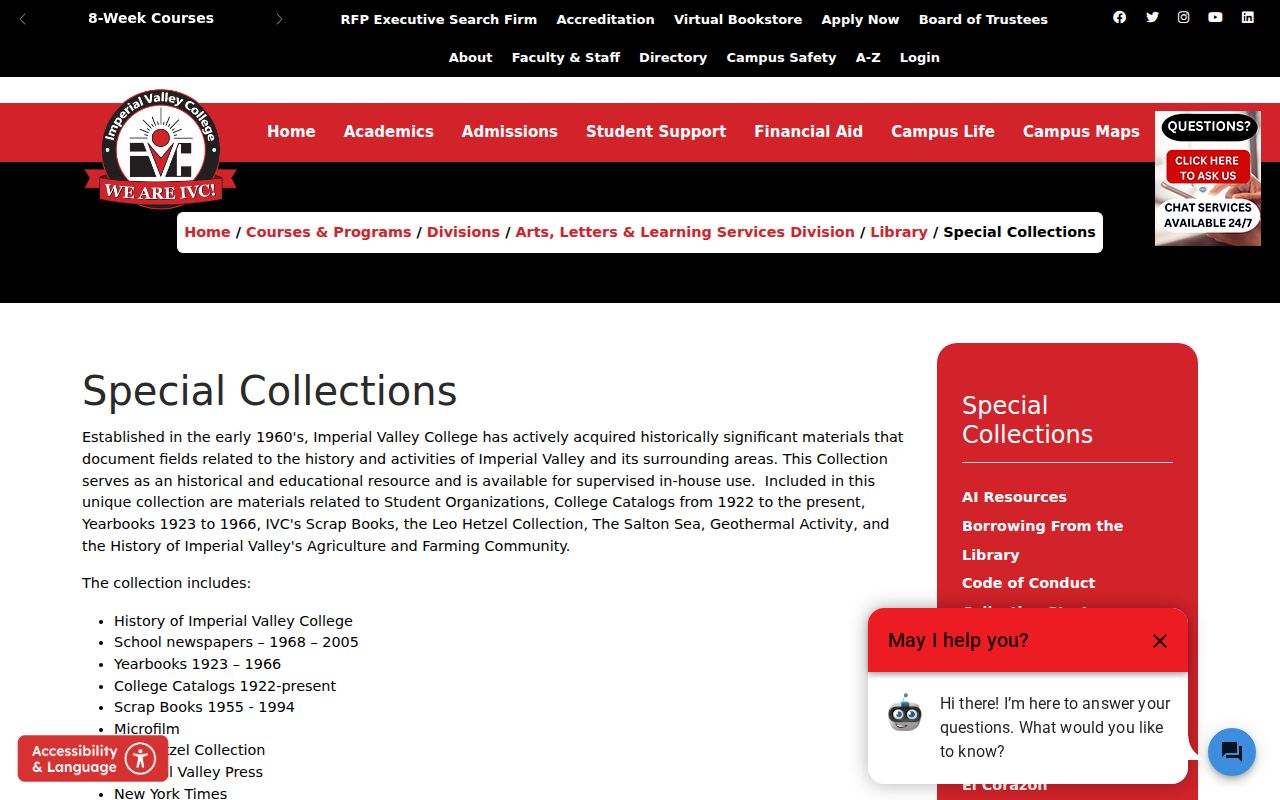 Imperial people directories IVC yearbook collections